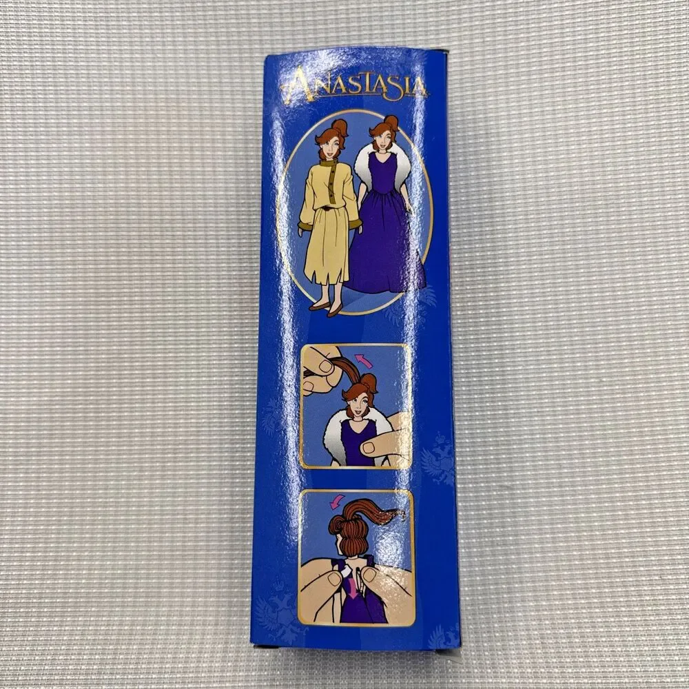 New Vintage Anastasia 1997 20th Century Fox Burger King Hair Growing Doll NIB